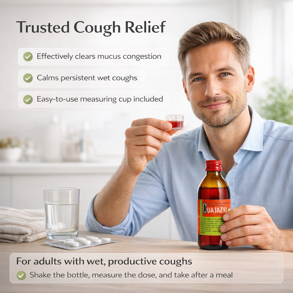 Guajazyl Syrup 200 g instructions