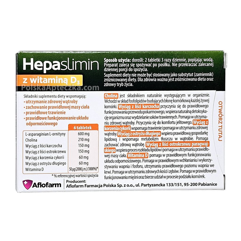hepaslimin z witamina d3 tabletki