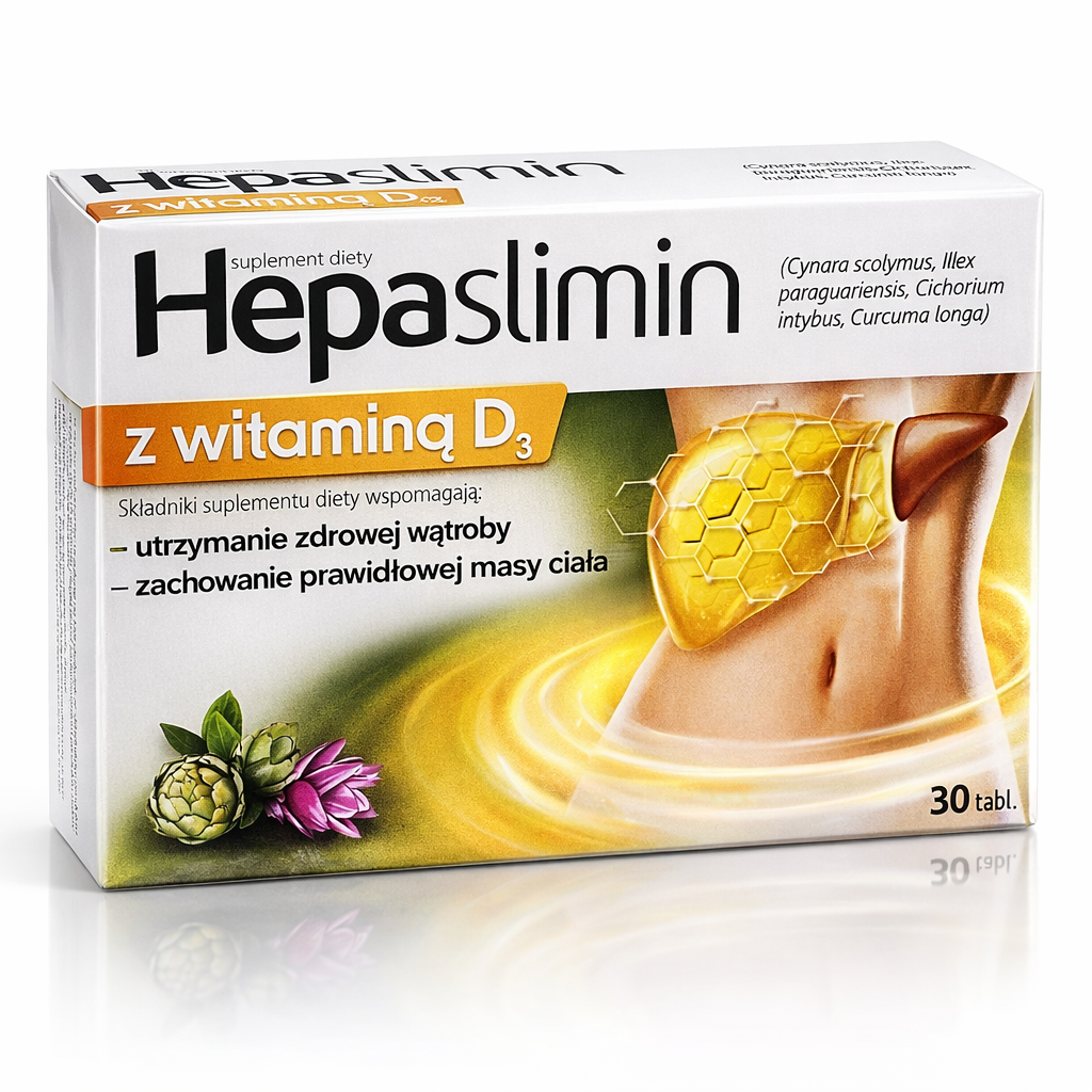 hepaslimin z witamina d3 box polska apteczka