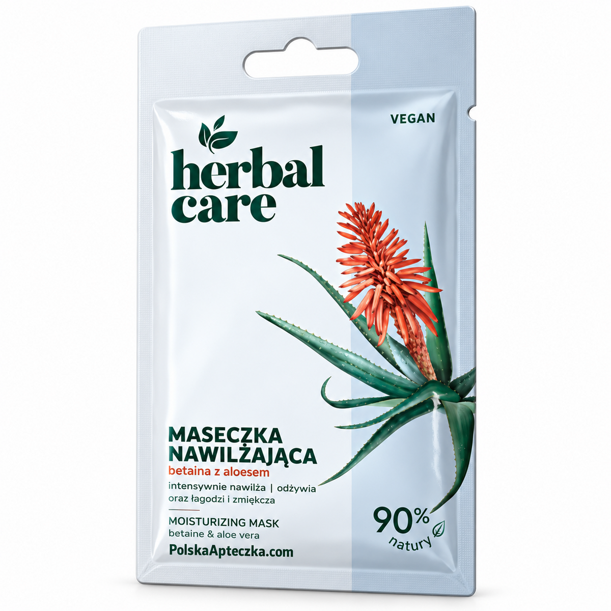 Betaine & Aloe Moisturizing Face Mask, 7 g – Herbal Care by Farmona / Nawilżająca Maseczka Betaina z Aloesem, 7 g – Herbal Care by Farmona
