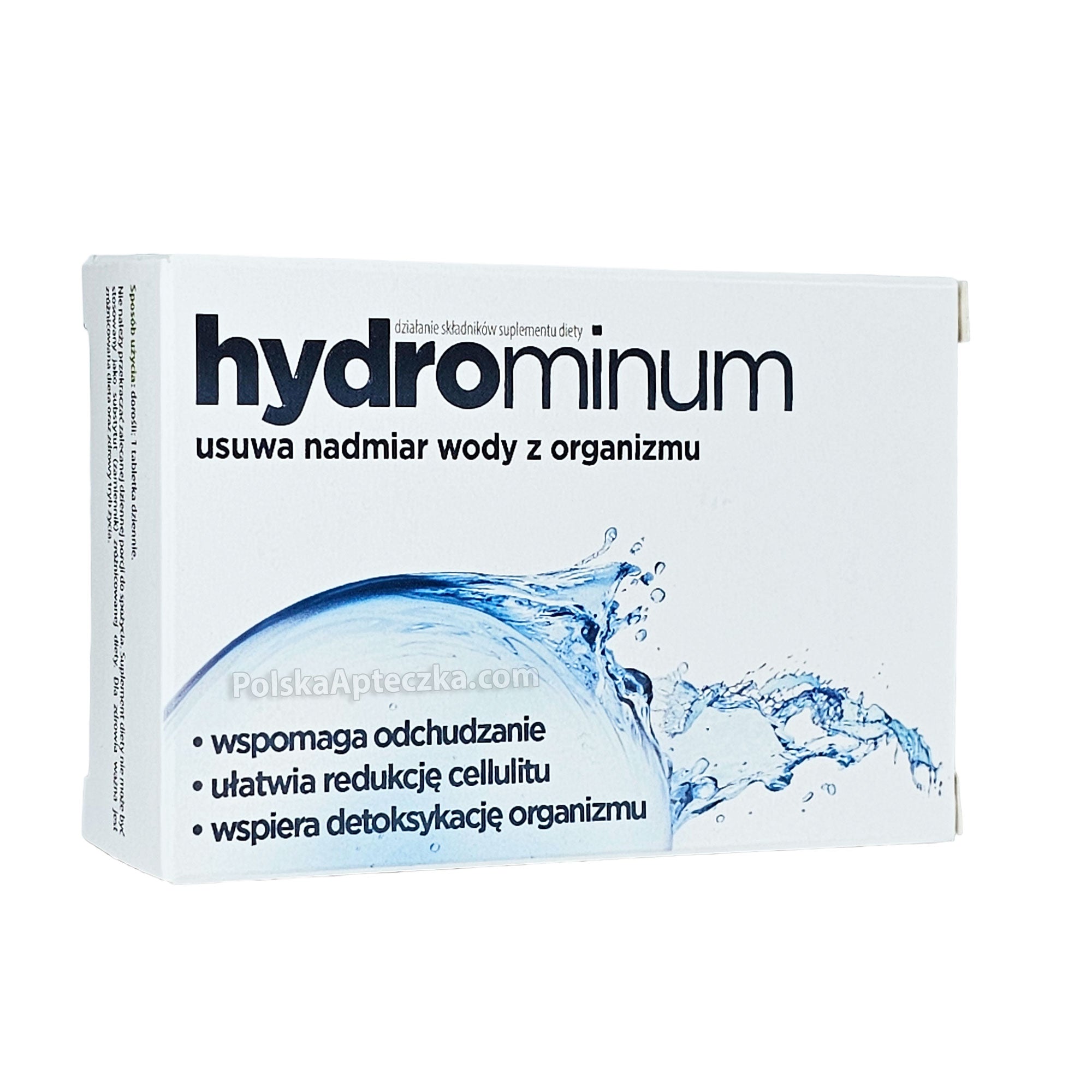 Hydrominum water retention detox support cellulite reduction 30 tablets