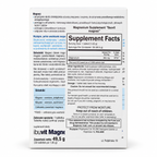 Ibuvit Magnesium 364 mg, rear carton with Supplement Facts, directions and warnings