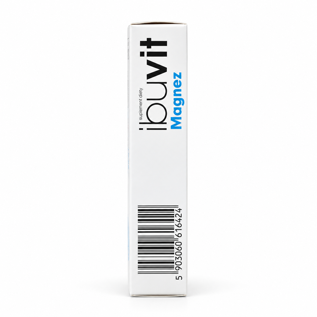 Ibuvit Magnesium carton side showing brand and EAN 5903060616424