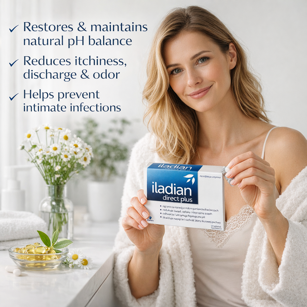 iladian direct plus 10 vaginal tablets benefits