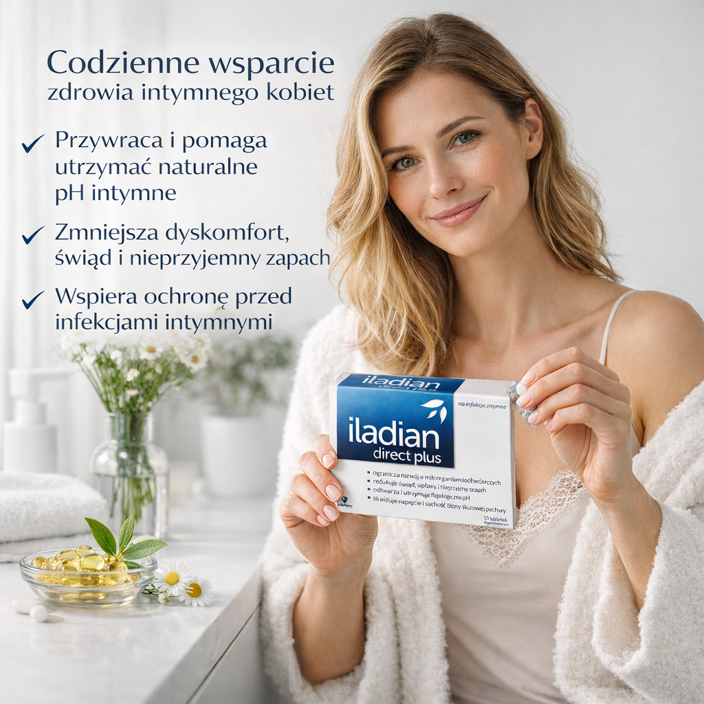 iladian direct plus 10 vaginal tablets wsparcie zdrowia intymnego