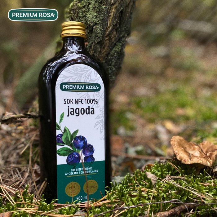 PREMIUM ROSA SOK 100% ŻURAWINA BIO 500ml Premuim Rosa Sok 100