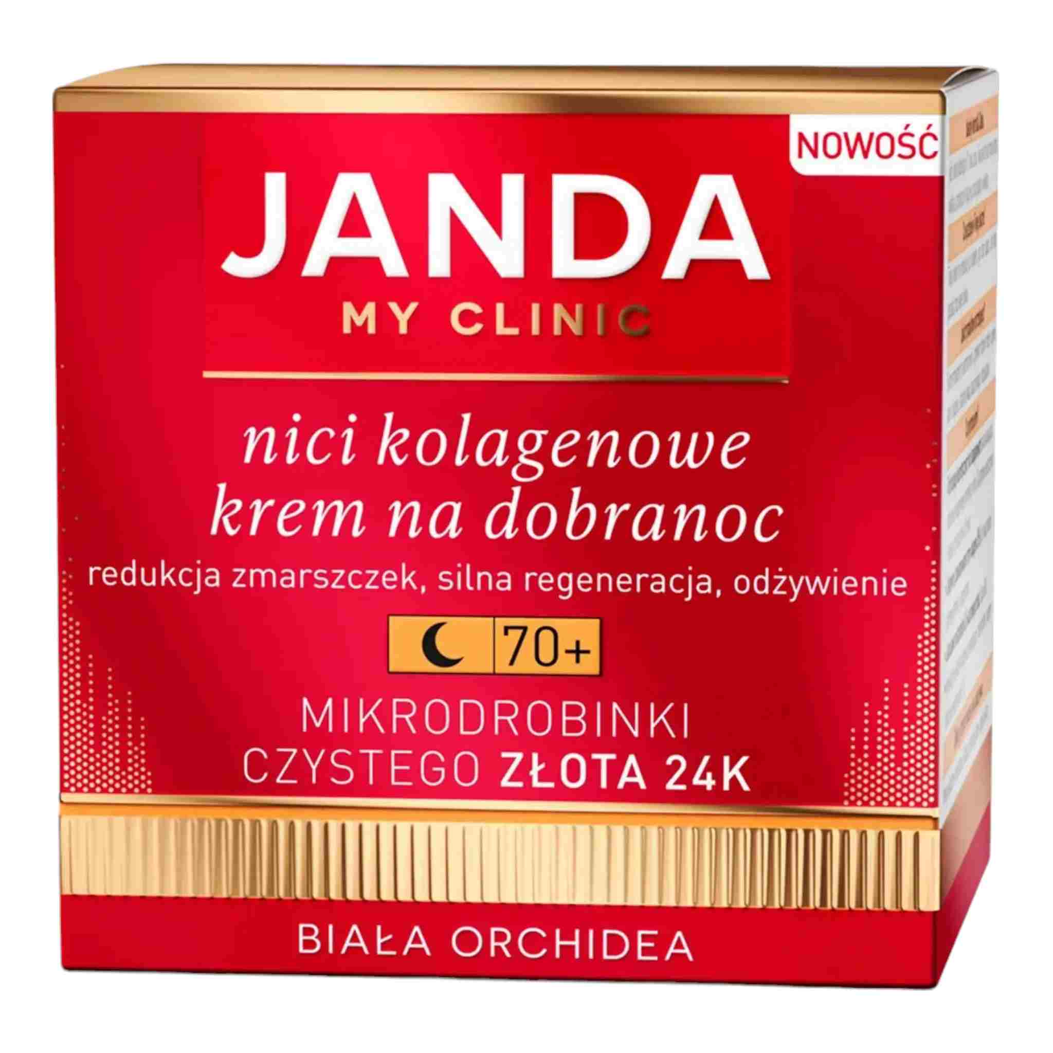 Janda Nici Kolagenowe 70+ krem na dobranoc 50ml