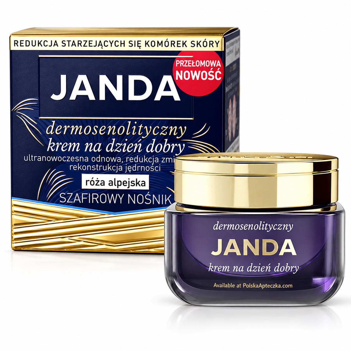Janda Alpine Rose Firming Day Cream 50 ml / Janda, ujędrniający krem na dzień z różą alpejską 50 ml
