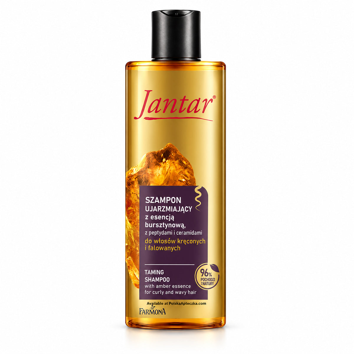 Taming Shampoo with Amber, Peptides & Ceramides, 300 ml – Jantar by Farmona / Szampon Ujarzmiający z Bursztynem, Peptydami i Ceramidami, 300 ml – Jantar by Farmona