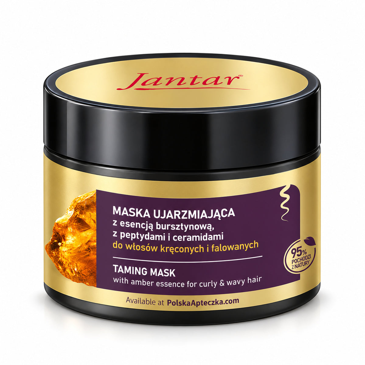 Taming Hair Mask with Amber, Ceramides & Macadamia Oil, 200 ml – Jantar by Farmona / Maska Ujarzmiająca z Bursztynem, Ceramidami i Olejem Makadamia, 200 ml – Jantar by Farmona