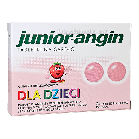 Junior angin, tabletki na gardło, 24 tablets