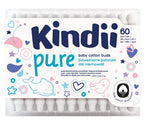 Kindii Baby Cotton Buds, 60 Count / Patyczki kosmetyczne dla dzieci, 60 szt.