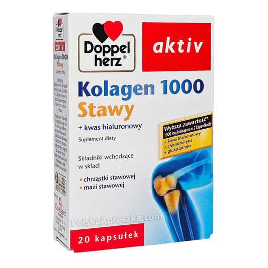 Doppelherz Kolagen 1000 Stawy plus kwas hialuronowy