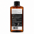 Kosmed Cosmetic Paraffin with Castor Oil Hair Treatment 150 ml, back-label studio hero view on white background