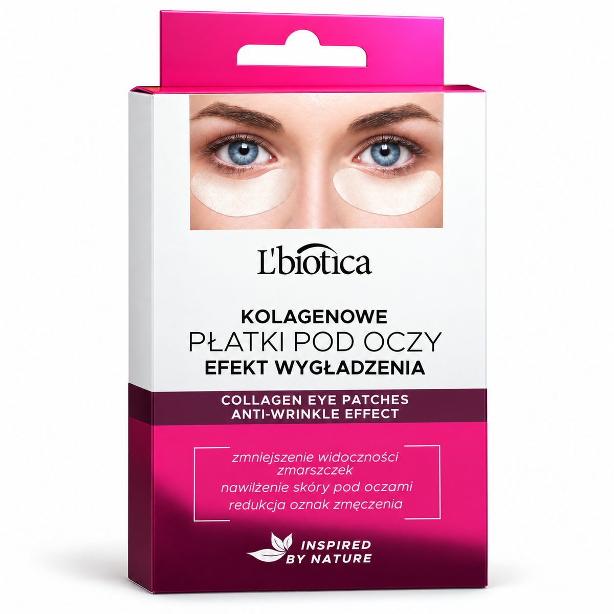 L'biotica Collagen Smoothing Under-Eye Patches, 3 pairs | L'biotica – Kolagenowe płatki pod oczy wygładzające, 3 pary