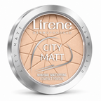 Lirene City Matt Mineral Mattifying Compact Powder 01 Transparent 9 g — studio hero photo on white