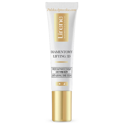 Lirene, Diamentowy Lifting 3D 50-70+ krem przeciwzmarszczkowy pod oczy 15ml