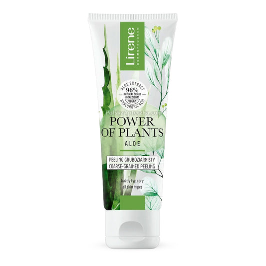 Lirene, Power of Plants Aloe peeling gruboziarnisty 75ml