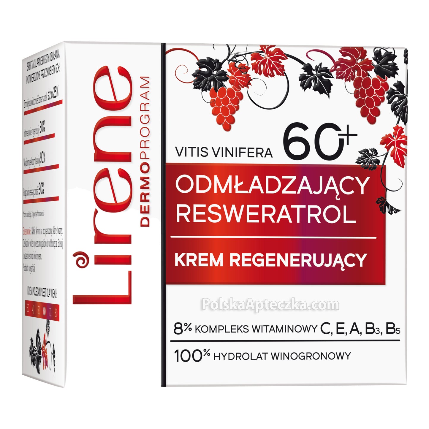 Lirene, Resweratrol 60+ krem regenerujący dzień/noc 50ml