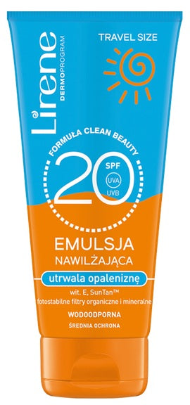 Lirene Sun tan-enhancing emulsion SPF 20 90 ml
