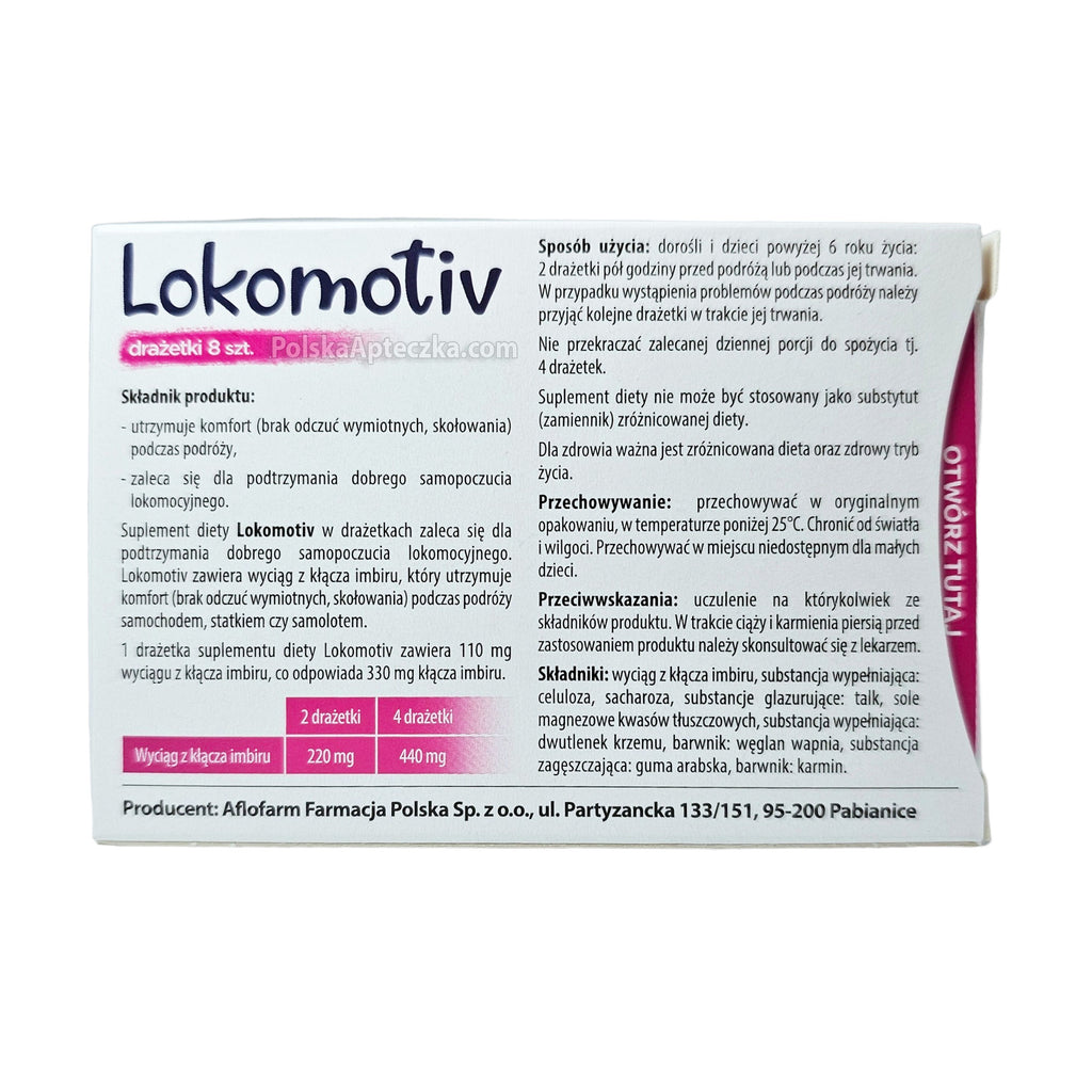 lokomotiv tabletki