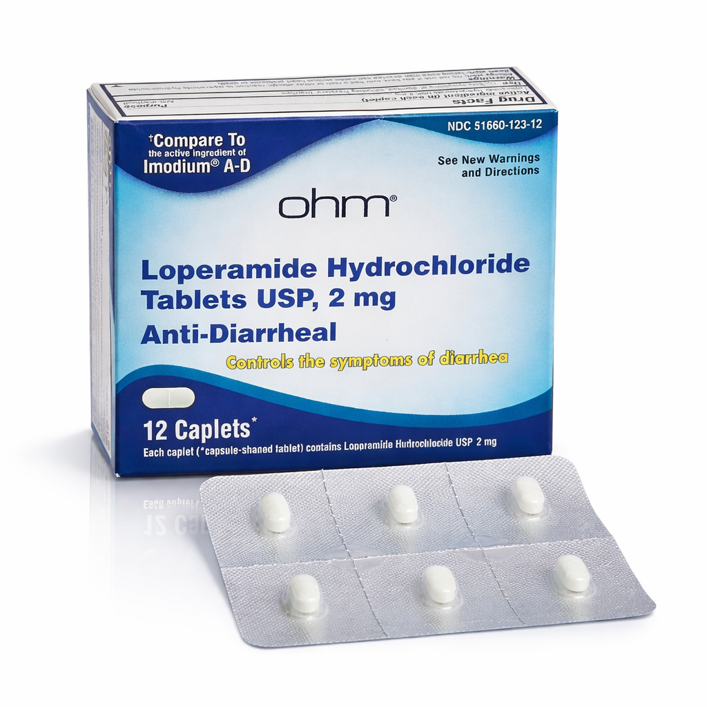 loperamide 12 caplets blisterpack