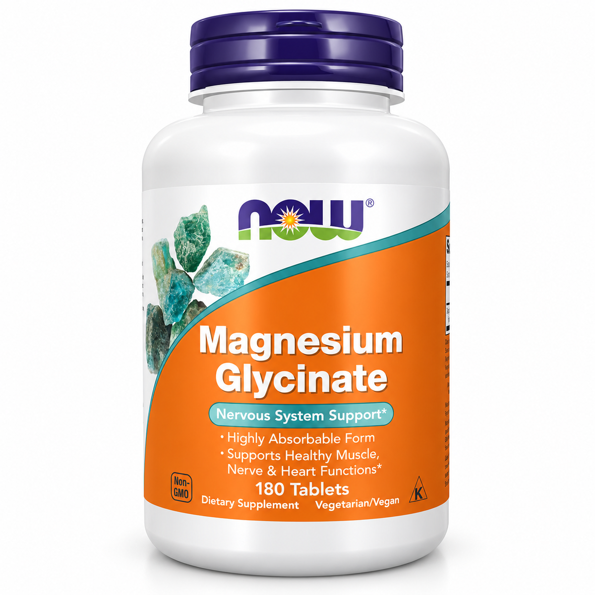 Magnesium Glycinate 180 tablets, NOW Foods / Glicynian magnezu 180 tabletek, NOW Foods