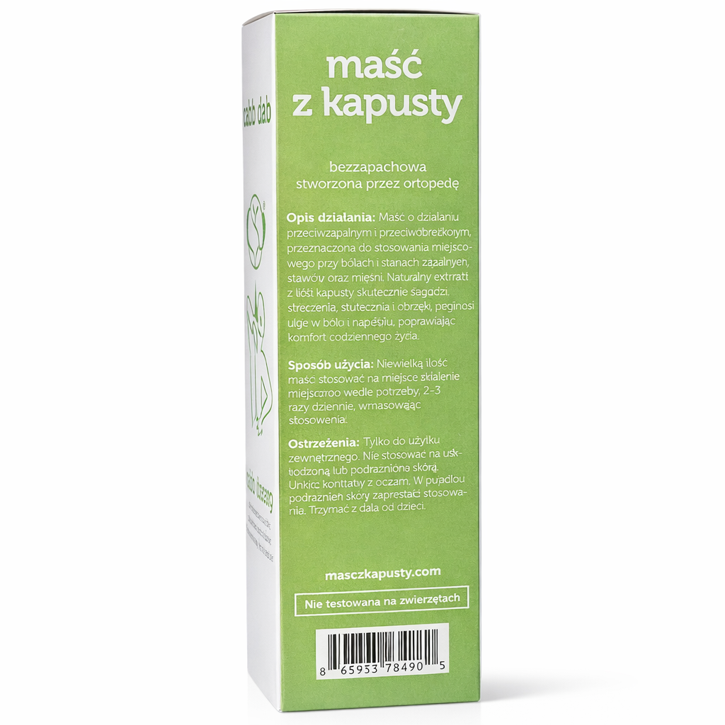 masc z kapusty na stawy miesnie stany zapalne opis