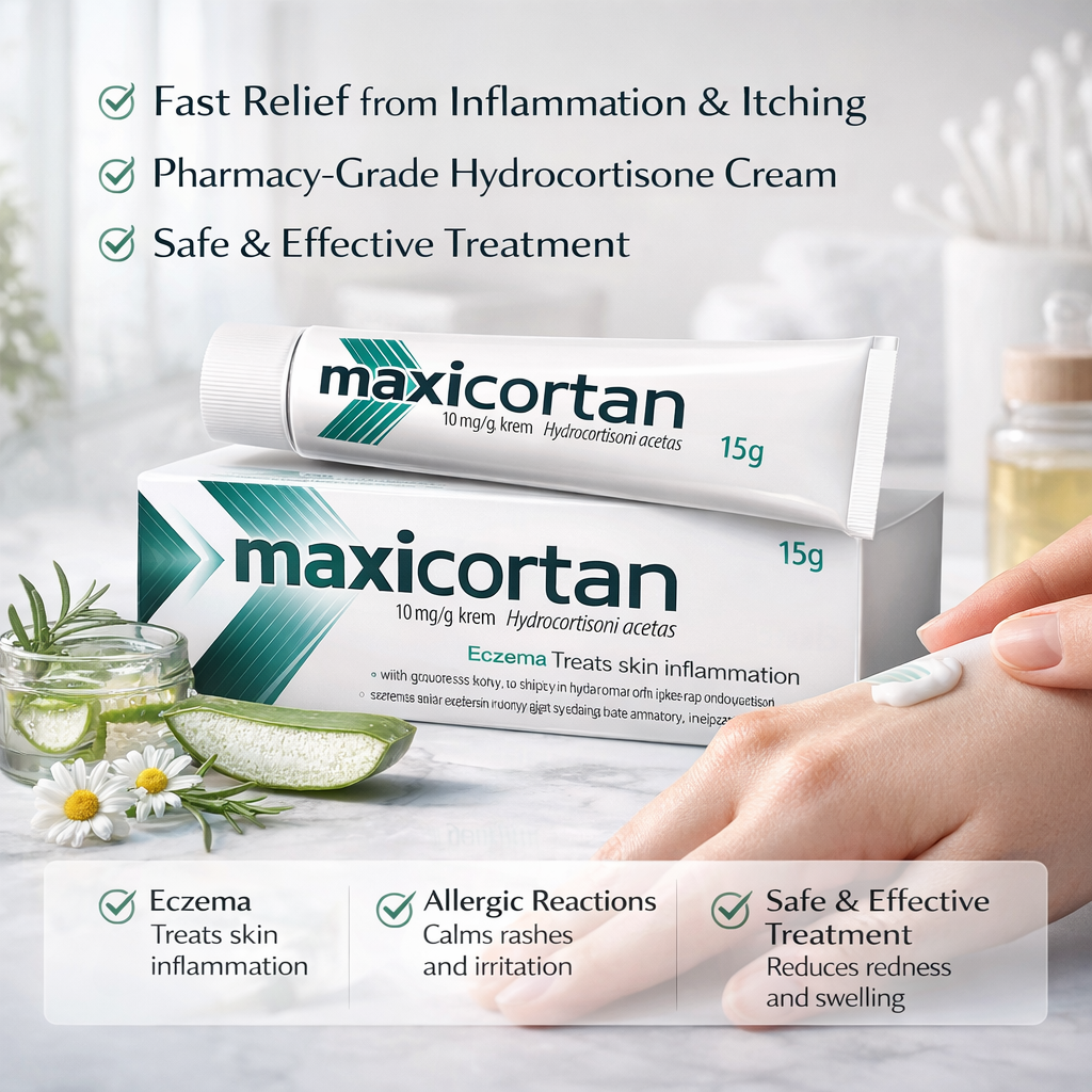 Maxicortan cream for itching and inflammation indications
