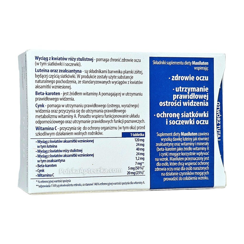 maxiluten tabletki