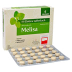 melisa lemon balm tablets 30 pcs colfarm blisterpack