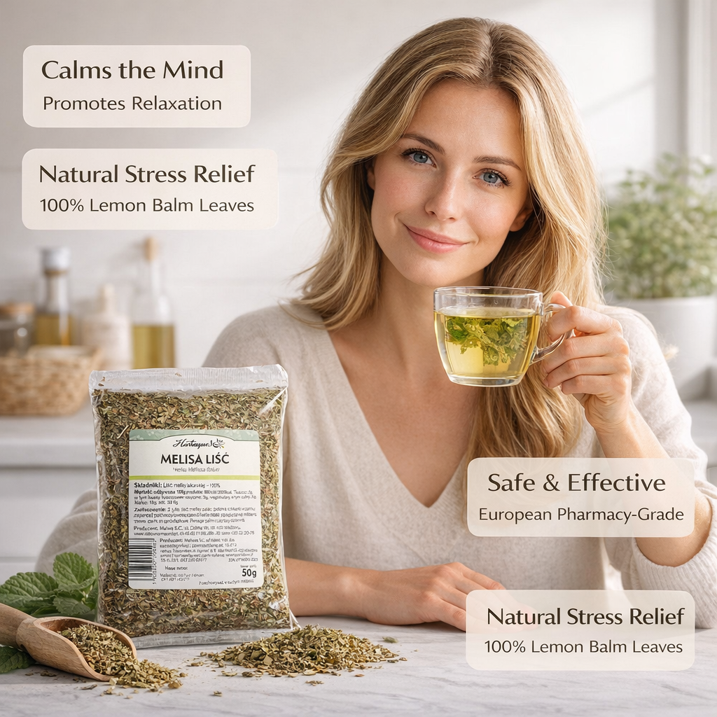 melisa lisc lemon balm 50 g herbapol lifestyle polska apteczka