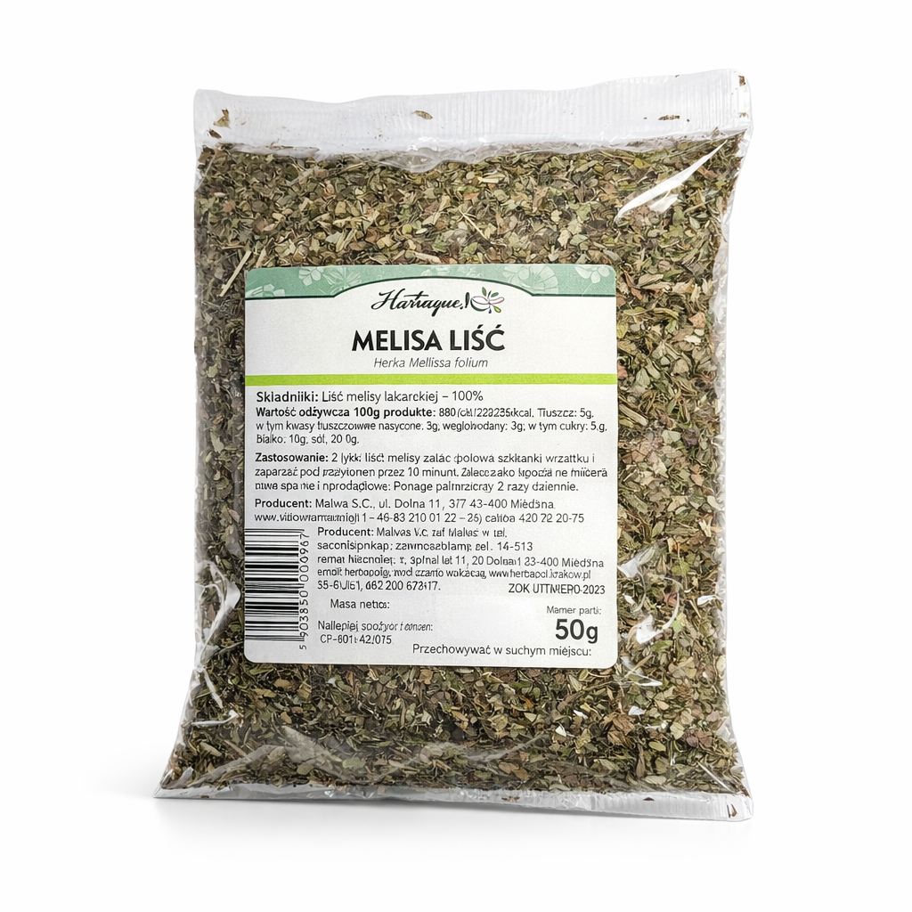 melisa lisc lemon balm 50g herbapol olska apteczka