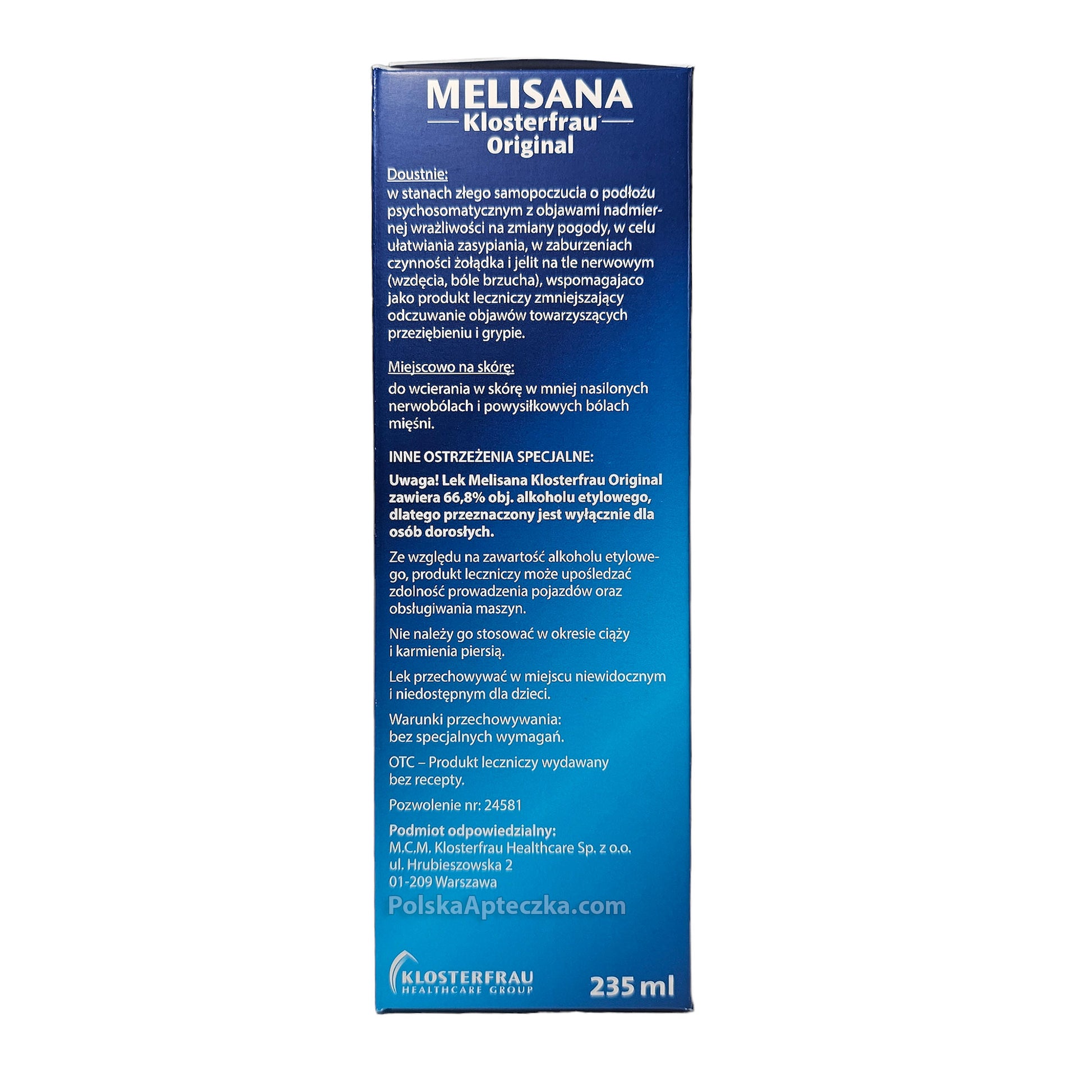 melisana klosterfrau 235 ml