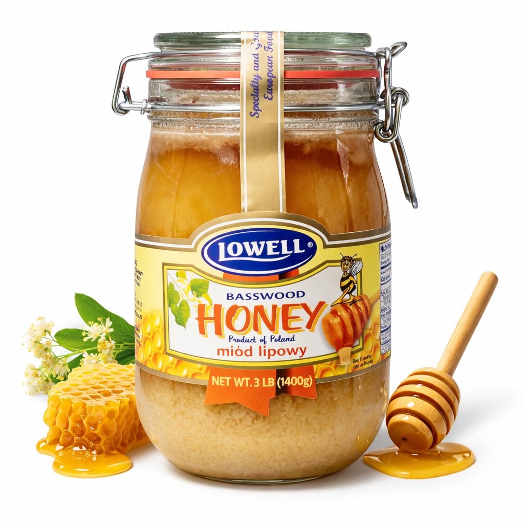 Raw Honey Basswood | Miód Lipowy 3LB (1400g)