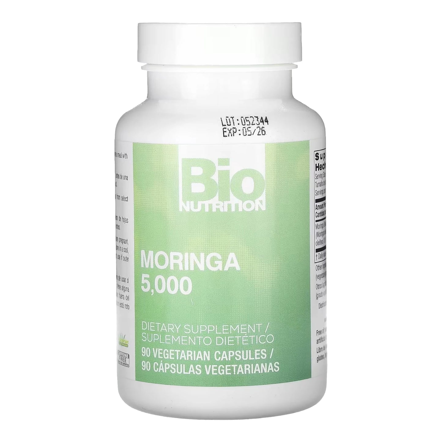 Moringa 5,000, 90 Vegetable Capsules
