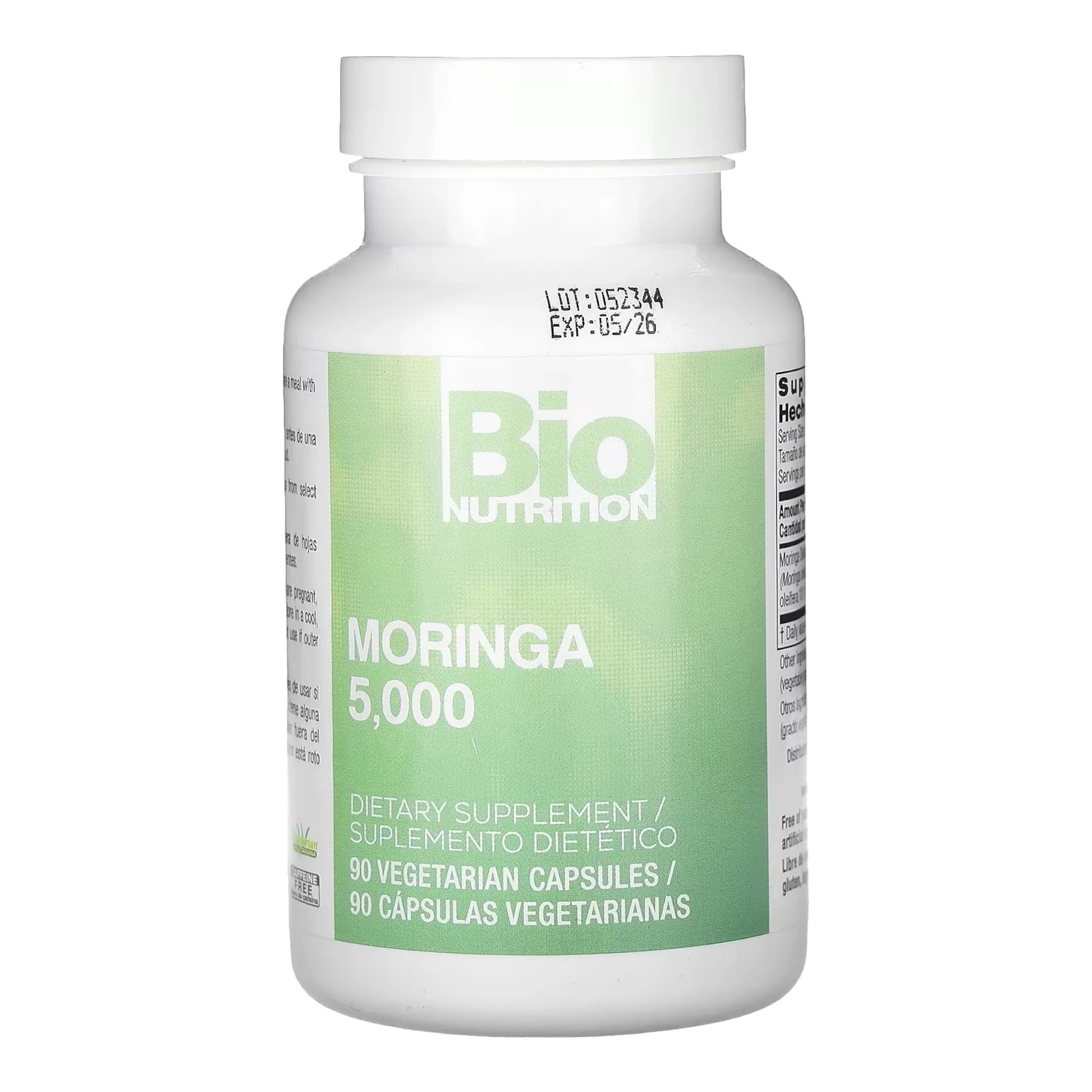 Moringa 5,000, 90 Vegetable Capsules