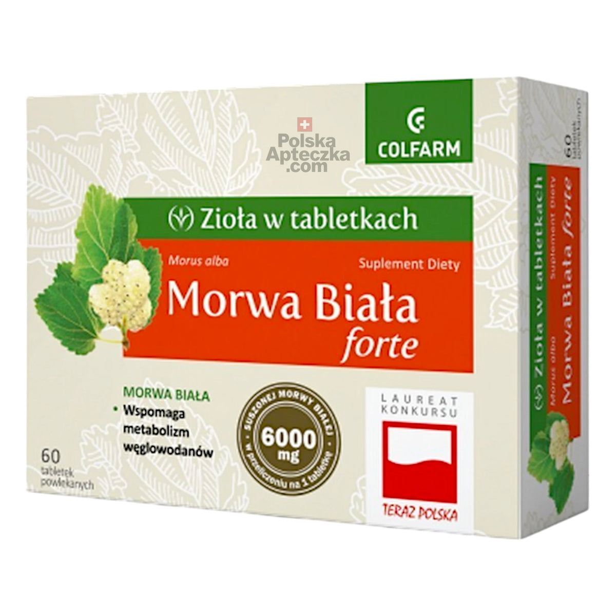 Morwa Morwa Biała Forte 60 Tablets - White Mulberry Forte 600mg – Apteczka