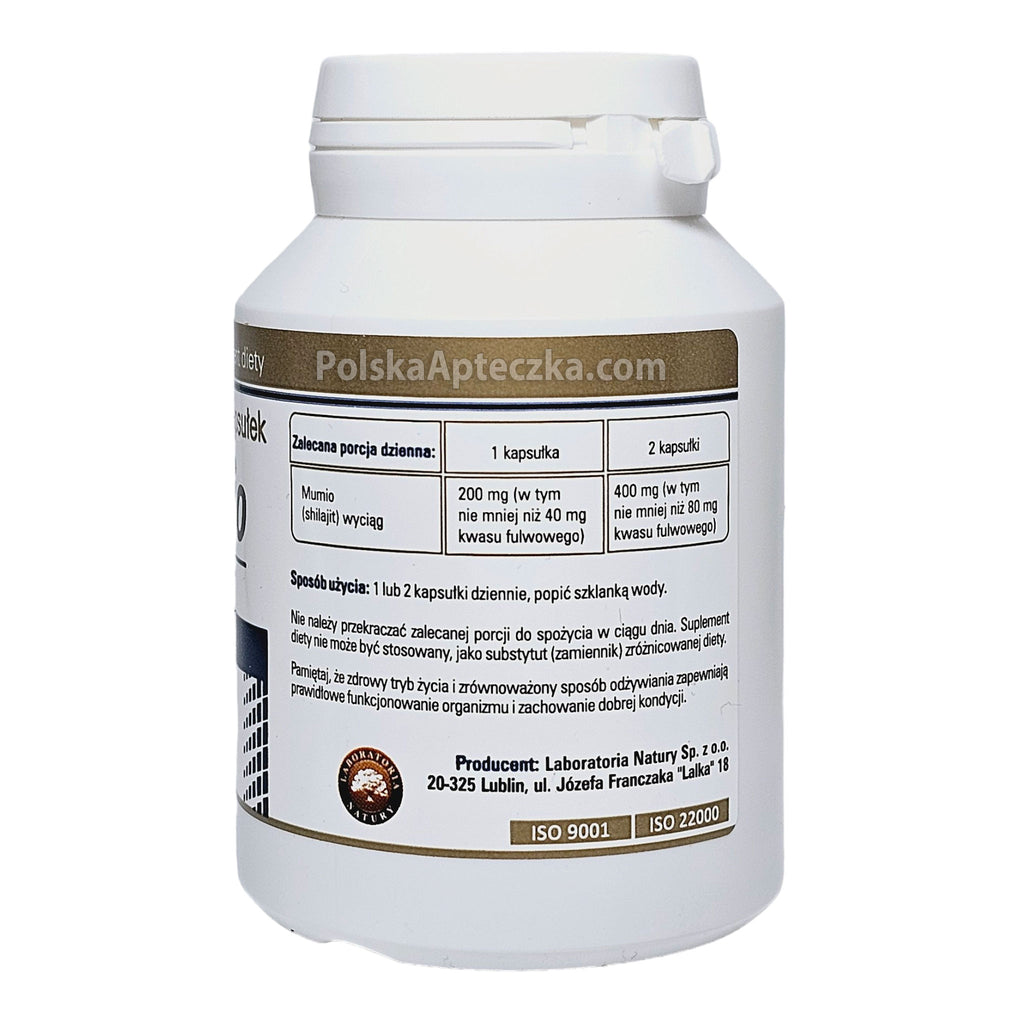 Mumio Shilajit 60 capsules