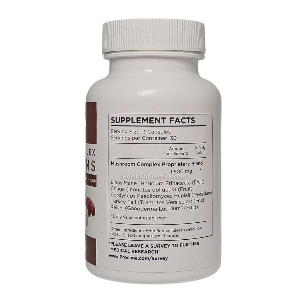 Mushrooms Advanced Complex 90 Capsules