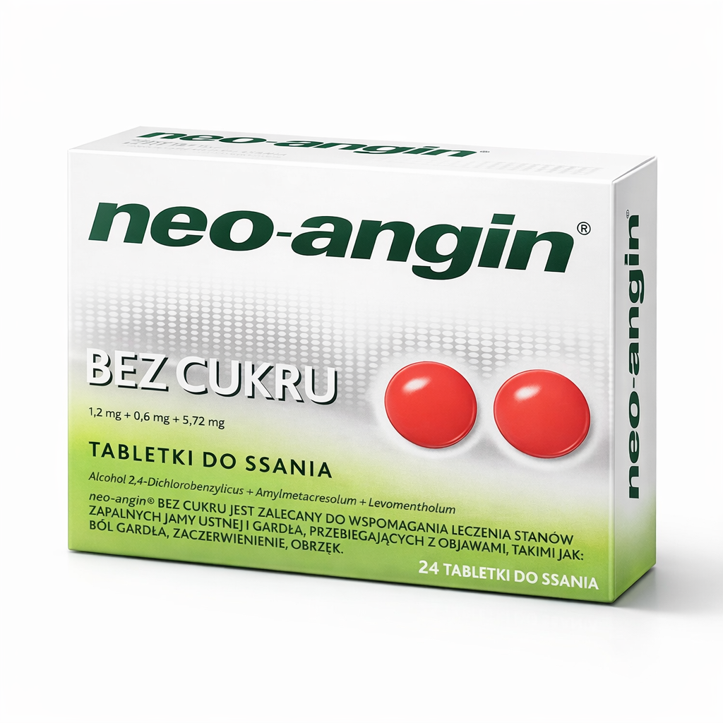 Neo-Angin Sugar-Free Lozenges for Sore Throat