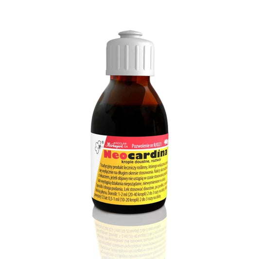 Neocardina Herbal Heart Drops – Plant-based oral drops for cardiovascular and nervous system support, 40g bottle
