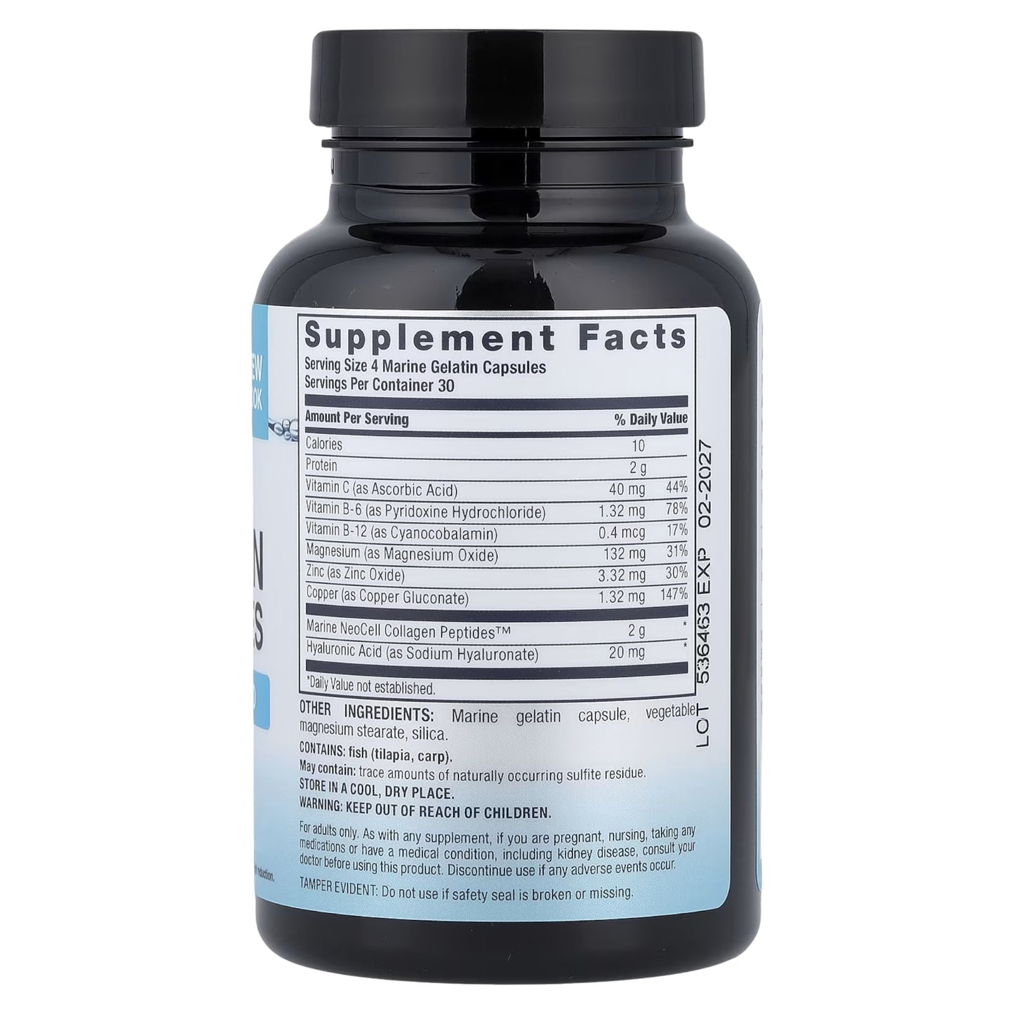 neocell marine collagen supplement facts