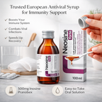 Neosine Forte Antiviral Immune Support Syrup Inosine Pranobex 100ml Ingredient