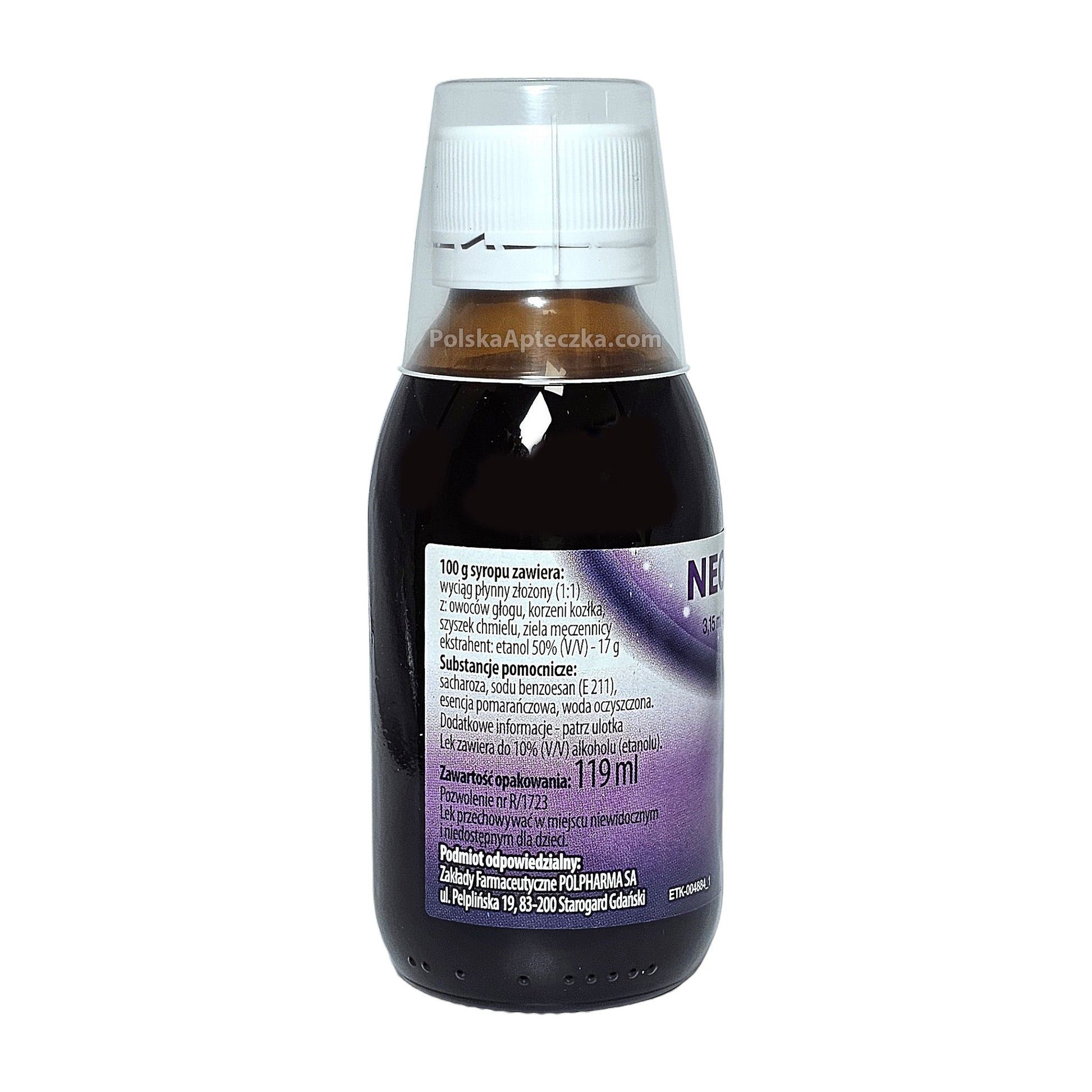 neospasmina noc syrup