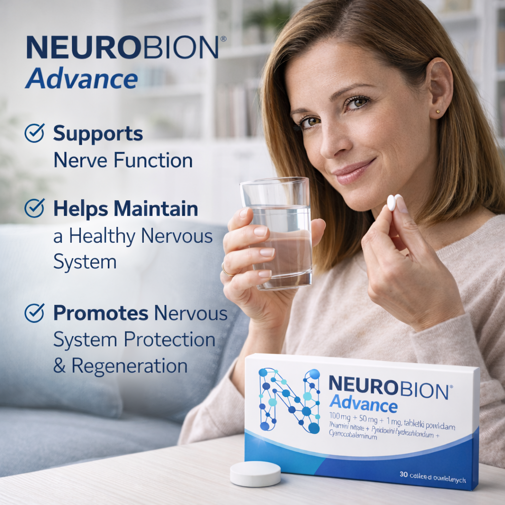 Neurobion Advance Vitamin B Complex Tablets for Nerve Support 30 Tablets lifestyle
