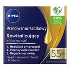 Nivea 55+ Przeciwzmarszczkowy rewitalizujacy krem na noc 50ml