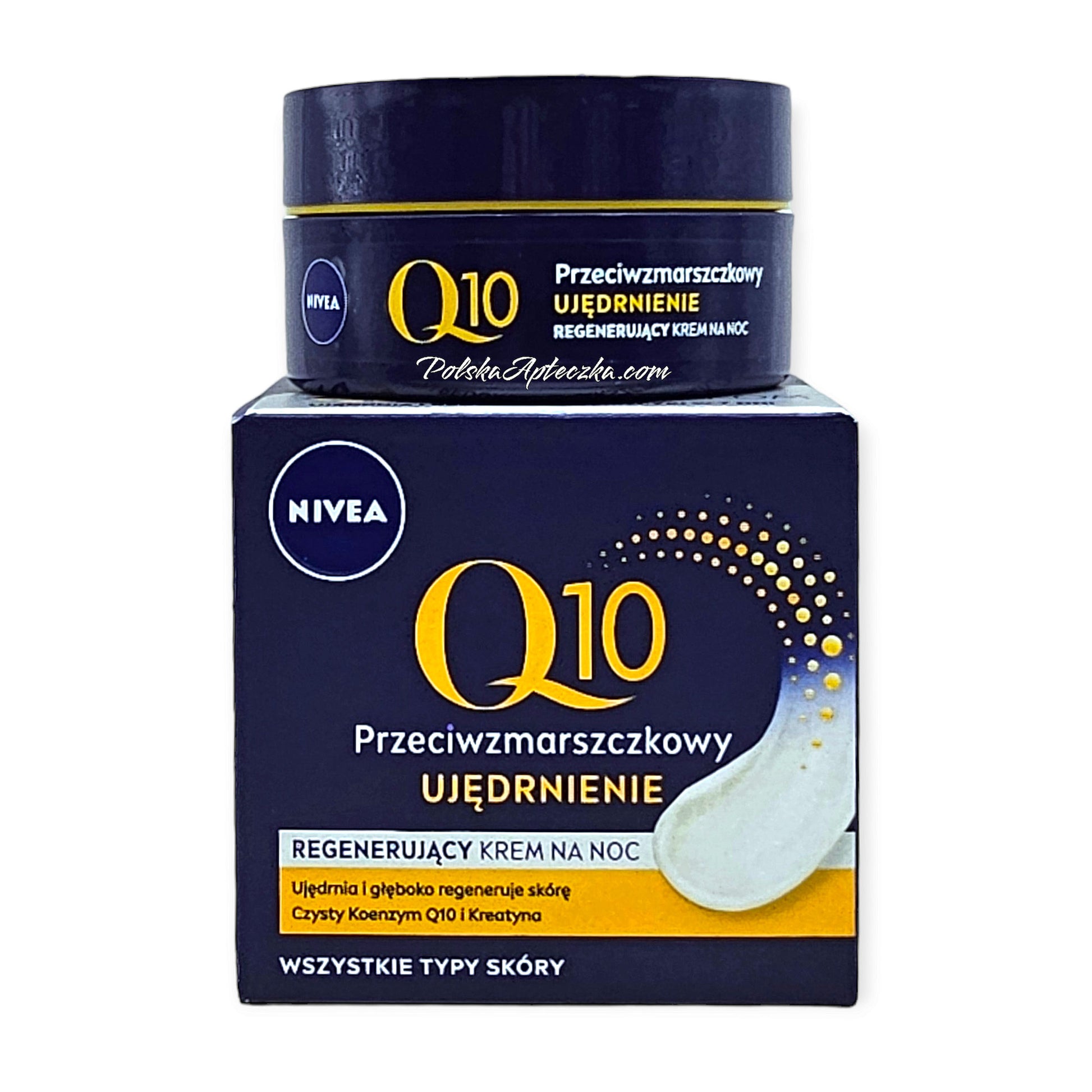 Nivea Q10 Power Przeciwzmarszczkowy + Ujędrnienie, NOC, 50ml