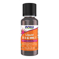 NOW Foods Liquid D-3 & MK-7 30ml – Vitamin D3 K2 Drops for Bone and Heart Health