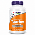 NOW Foods Taurine 1000 mg Double Strength, 250 veg capsules / NOW Foods Tauryna 1000 mg, 250 kapsułek roślinnych